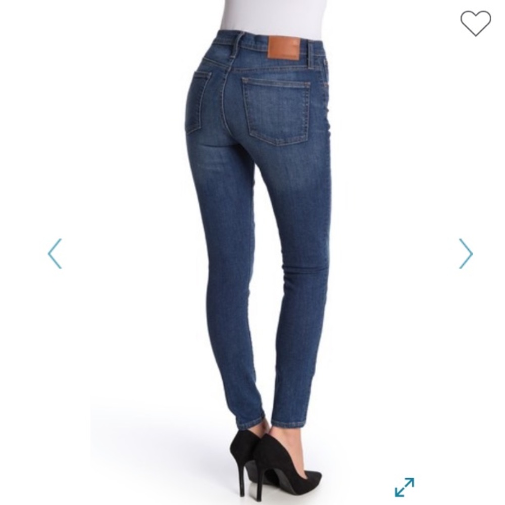 Jcrew 9” High Rise Skinny Dark Indigo Jeans 27 - Picture 7 of 7